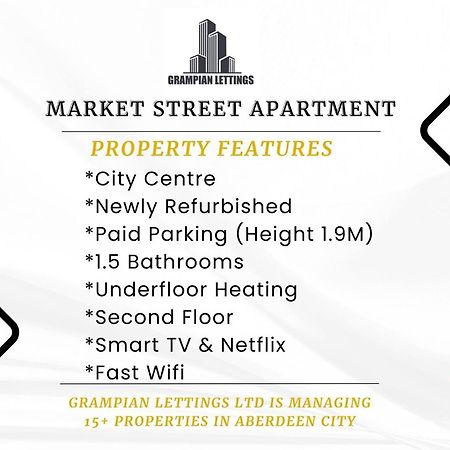 Market Street Apartments ✪ Grampian Lettings Ltd Aberdeen Extérieur photo